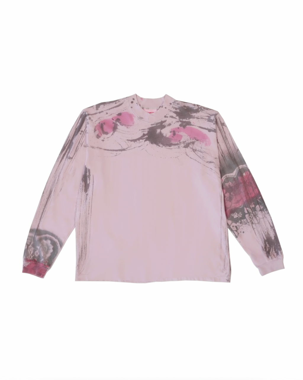 Flowering Bird Gesture Long Sleeve - Pink Dust