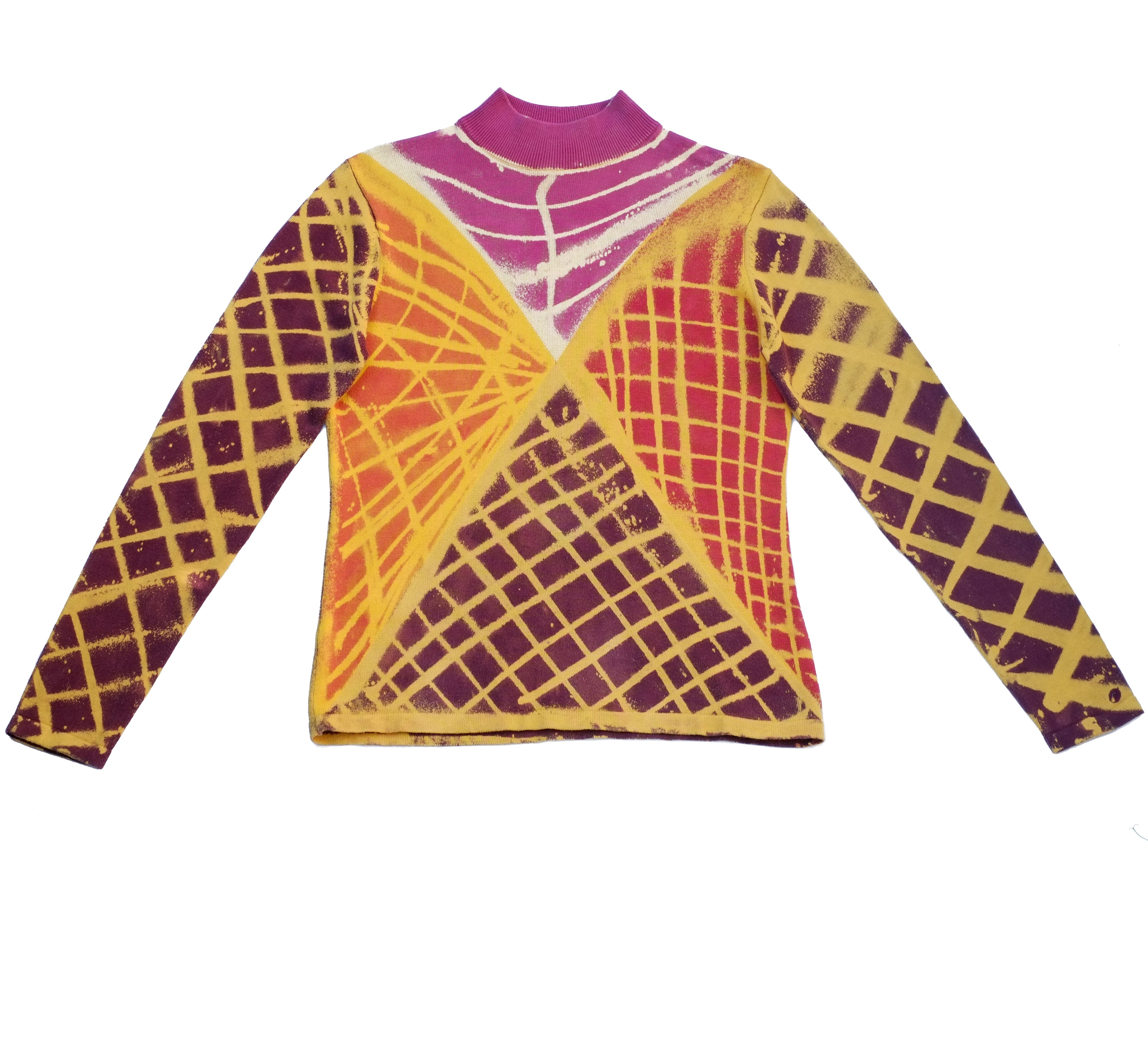 Yellow Cross Sunset Jumper