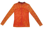 Orange Burning Stripe Long Sleeve