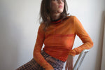 Orange Burning Stripe Long Sleeve