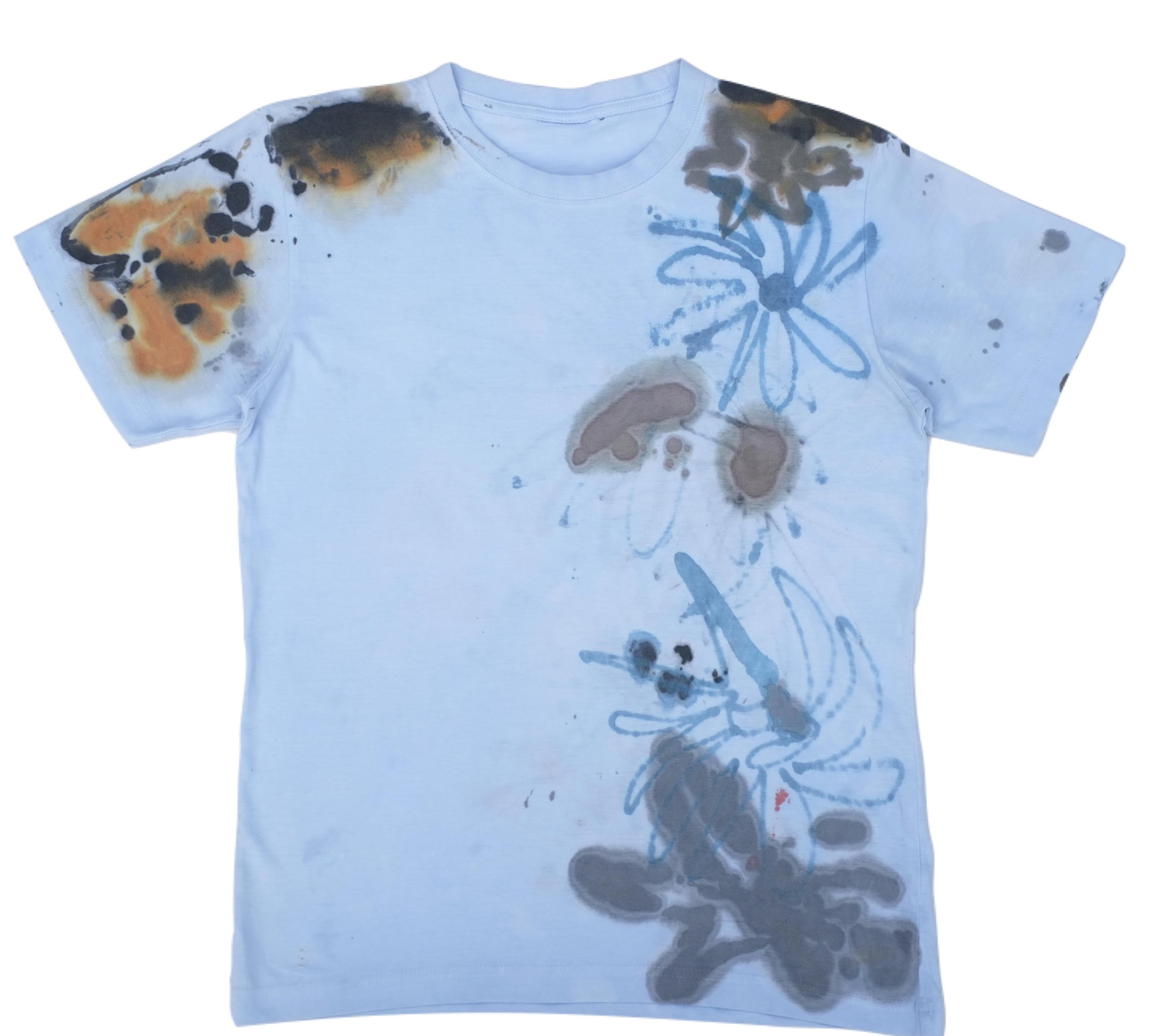 Pale Sky Flowers T